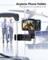 MiiKARE 3 Pack Universal Handsfree Phone Holder for Airplane Travel, 360 Degree Rotation, Travel Accessory, Phone Stand