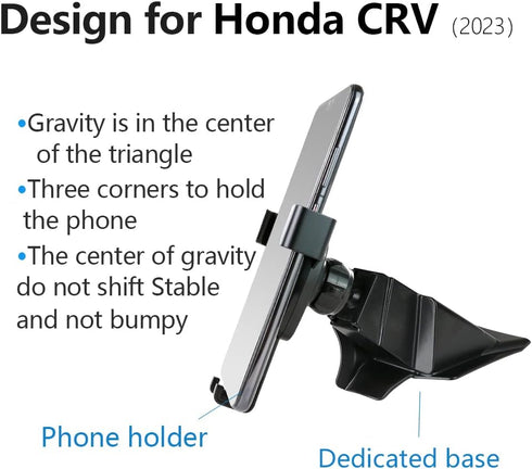 Car Phone Holder for Honda CRV CR-V 2023 2024 2025, Navigation Bracket for Mobile Cell Phone