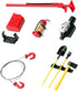 Rchobbytop 8pcs 1:10 Sets Winch TRX-4 SCX10 D90 D110 TF2 CC01 Gen7 Gen8 RC Rock Crawler Truck Mini Accessories Decor