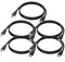 Vorothin 4K HDMI Cable 3 FT 5-Pack, 3FT HDMI Cord 4K@60Hz, Shielded HDMI
