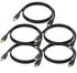Vorothin 4K HDMI Cable 3 FT 5-Pack, 3FT HDMI Cord 4K@60Hz, Shielded HDMI