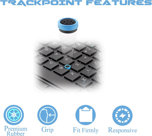 LeFix 2 x Replacement Trackpoint Caps for Dell E6400 E6410 E6420 E6430 E4300 E4310 E5410 E5500