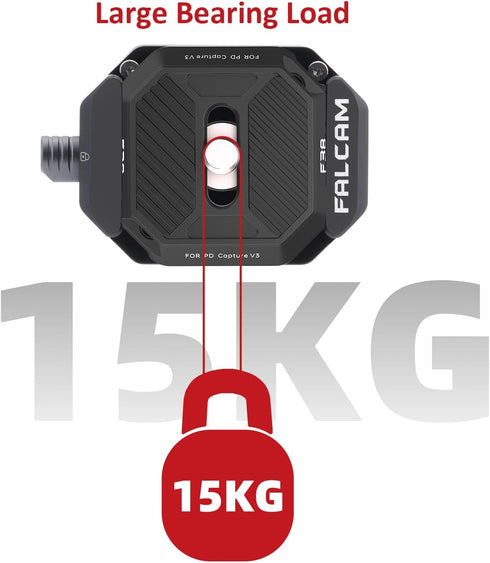 F38 Camera Quick Release Plate Compatible with PD Capture Camera Clip V3 and F38 Backpack Clip (Plate Only) - 2465