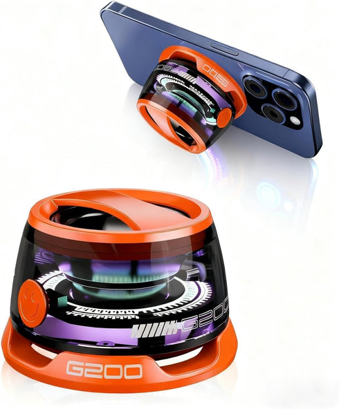 LENOLL G200 Magnetic Bluetooth Speaker, Portable Mini Wireless Phone Speaker with Kickstand Function,