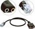 RJ9 Male to 3.5mm Female Plug Headset Jack Phone Audio Adapter Cable Not Compatible with RJ11 by Earsinger