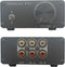 TENEALAY HiFi RCA Passive Preamp Stereo Audio Preamplifier with Volume Control, A/B Audio