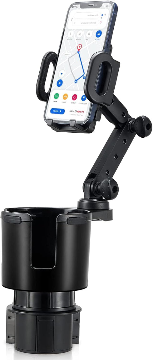 This Hill Car Cup Holder Expander 2-in-1 with Adjustable Base & 360