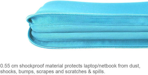 Arvok 11 11.6 12 Inch Laptop Sleeve Case, Water-Resistant Neoprene Cover for MacBook Air 12, Baby Blue