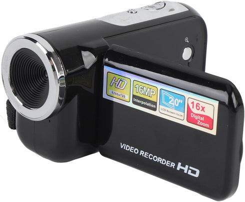 Cuifati 1080P Digital Video Camera, 16MP Vlogging Camera with 2 Inch Color Screen,