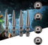 4 Pairs Speaker Base Pad,Pure Copper Shockproof Speaker Foot Spike Subwoofer Base Pad Stand Foot