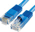 Cmple Cat5e Ethernet Cable 7 ft, 350 MHz UTP Patch Cord, 1Gbps Network LAN, RJ45 Connectors, Blue