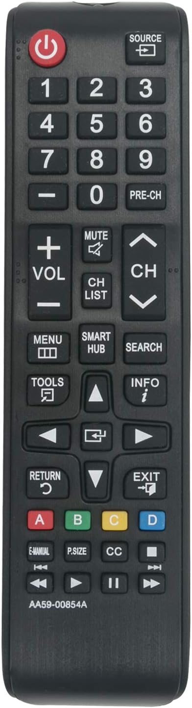 AA59-00854A Replace Remote Control for Samsung LED TV Models, Fit for UN60FH6200 and More