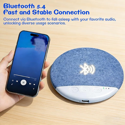 Generic Under Pillow Speaker for Sleeping,Sleep Pillow Speaker, Mini Ultra-Thin Pillow Wireless Speaker with White