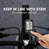 Out Front Bike Combo Mount for Garmin Edge Wahoo Elemnt Computer, Extended Cycling Mount for Bryton Cateye GoPro