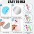 Bewudy 10 Set, Pcs Adhesive Thin Metal Plates (Compatible with Magnetic Mounts), Replacement for Phone Case, Car