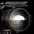 Walking Way 82mm Split Halo FX Prism Lens Filter, Rotating Half-Frame Blur & Halo Effect Filter for Portraits, Creative