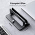 UGREEN Vertical Laptop Stand Holder for Desk, Adjustable Aluminum Stand Compatible with MacBook Pro, MacBook Air, Up to