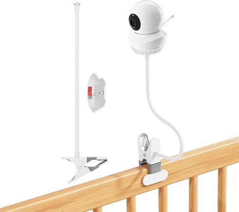 Baaletc Universal Baby Monitor Mount 15.7" Adjustable Gooseneck Arm with Strong Clip Clamp,