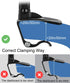 Dashboard Clip Car Phone Mount, woleyi Sun Visor & Rearview Mirror Clamp Holder for iPhone 14 Pro Max and More