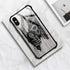 CARLOCA iPhone XR Case - Western Cowboy Skull Graphic Design, Shockproof Anti-Scratch Hard Back Case for Apple iPhone