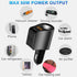 LIHAN Cigarette Lighter Socket Adapter, Car Charger for 12V/24V Outlet Plug Splitter with Multi USB Ports
