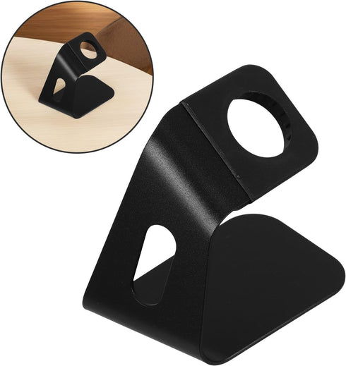 SHOWERORO Watch Charging Stand Desktop Holder Compatible with Smartwatch Nightstand Mode, Black Tabletop Charging Base