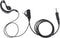3.5mm Threaded Ear Piece Ptt Mic, G Shape Headset for Yaesu Standard Horizon VX-6R VX-7R Walkie Talkie