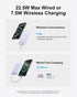AsperX 10000mAh Pack 17/16/15/14/13/12 Magnetic Power Bank, Magnetic Portable Charger with USB-C Cable and Smart LCD