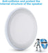 Speaker Grille, 2PCS in-Ceiling 8'' Speaker Grille, Home Speaker Cover for Humid Indoor Areas, Bathrooms, Kitchens