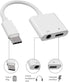 USB C to 3.5mm Headphone Charger Adapter Type C Earphone Jack AUX dongle Audio Fast Charging Cable Cord Compatible for Samsung Galaxy for IPhone15 Pro Max Plus ipad 10?Air4/5?Mini6?Pro 12.9