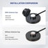 Anina 16.4 RG58 PL-259 NMO Antenna Magnetic Base Mount FT Coaxial Cable Plug with NMO Antenna Mounting Cap for CB Ham
