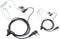 Radio Earpiece Headset with Mic PTT for Baofeng UV-5R, BF-888S, BF-F8HP, UV-82, Kenwood TK-2107, 2 Pack