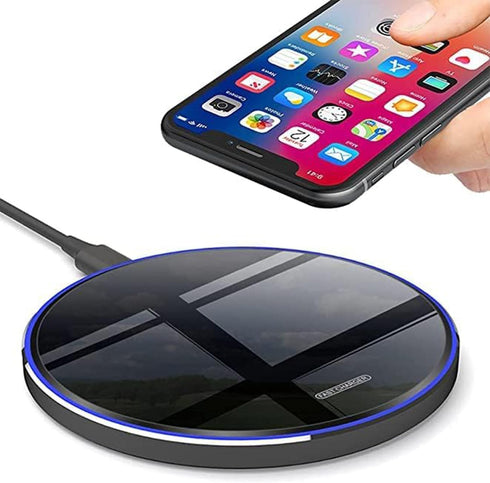 Wireless Charger • 30W Max Charging Pad • Compatible with Samsung Galaxy S23/S22/S21/S21 Ultra/S20/Note 20/10, Google