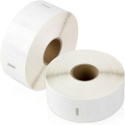 OfficeSmartLabels Multipurpose Industrial Grade Plastic Labels (1 x 1 inch), Compatible with 1933083 & 30332 (1 Roll /