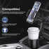 Car Cup Holder Phone Mount, Universal Auto Cell Phone Stand with Drink Expand Cup Holder, 2 in 1 Multifunctional with