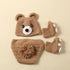 Newborn Photography Props Outfits Knitted Cute Bear Hat Romper Baby Photography Costume for Girl Boy Photoshoot Props