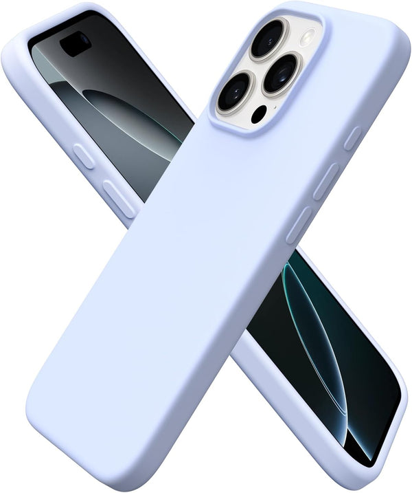 ORNARTO Compatible with iPhone 16 Pro Case 6.3", Slim Liquid Silicone 3 Layers