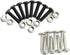 2PCS Audio Speaker Cover Mesh Grills Horn Guard with Screws for Car (10 Inch, Silver)