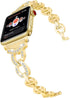 Light Compatible with Apple Watch Band 42mm/44mm/45mm/49mm - Diamond Rhinestone Bling Band for Ultra Series 8 7 6 SE 5