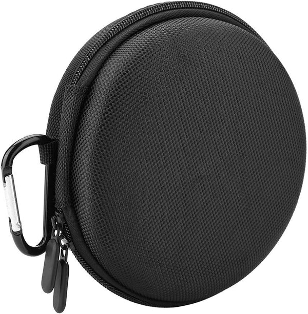 Portable Bluetooth Speaker Bag, Full Storage Case for A1 with Carabiner for Outdoor Activities (Black)