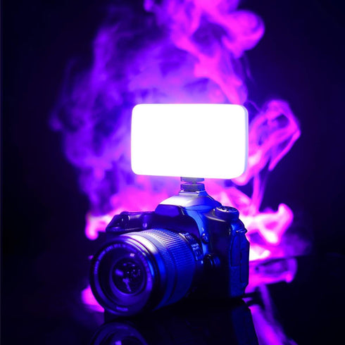 VIJIM VL120 120 3200K-6500K Dimmable, CRI95+, 3100mAh LED Video Light on Camera, Mini Rechargeable LED Photography