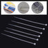 1000 Pcs White Zip Ties, Reusable Small Clear Self-Locking Nylon Cable Ties for Home Office Workshop (3x100mm)