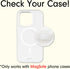 Sonix Magnetic Phone Grip, Removable Silicone Ring Loop Holder | Compatible with MagSafe | White Pearl Tort