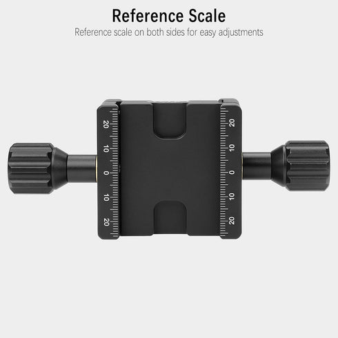 Telescope Mount Dual Dovetail Saddle Clamp for Vixen Style Dovetail Plate, Female to Female Adapter Base