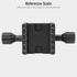 Telescope Mount Dual Dovetail Saddle Clamp for Vixen Style Dovetail Plate, Female to Female Adapter Base