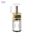 3V 15RPM 4 10mm DMiotech Rated Torque Output Shaft Length Micro DC Speed Reduction Motor Mini Metal Gearbox Motor