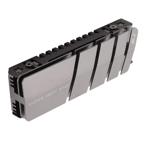 M.2 NVME Radiator, Double Sided Heatsink Cooler with Silicone Thermal Pad for M.2 2280 SSD, NGFF SSD