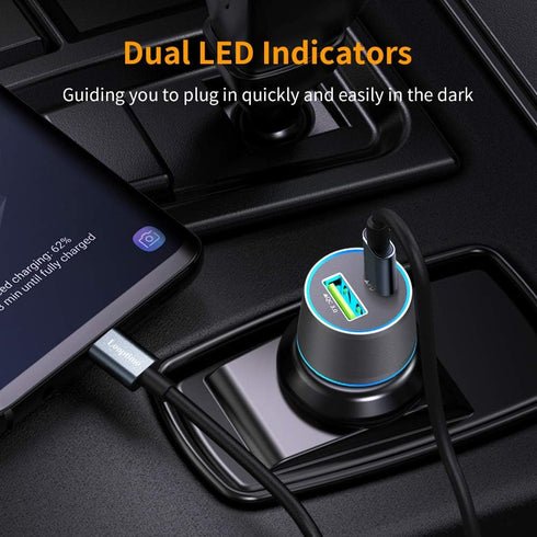 Fast USB C Car Charger, Compatible with Google Pixel 8/8 Pro/7/7 Pro/6/6a/6 Pro/5a/5/4a/4/4 XL/3 XL, 30W Power Delivery
