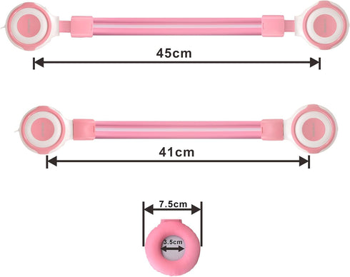 SIMOLIO Wired Headphones for Kids with Mic & Share Port, 75dB/85dB/94dB Volume Limit, Children Headphone with Portable