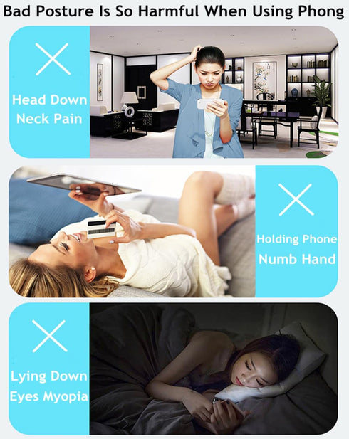 JUSDIQIR 10 Adjustable Foldable Cell Phone Stand for Desk, Compatible with Most Smartphones and Tablets, Fits Devices